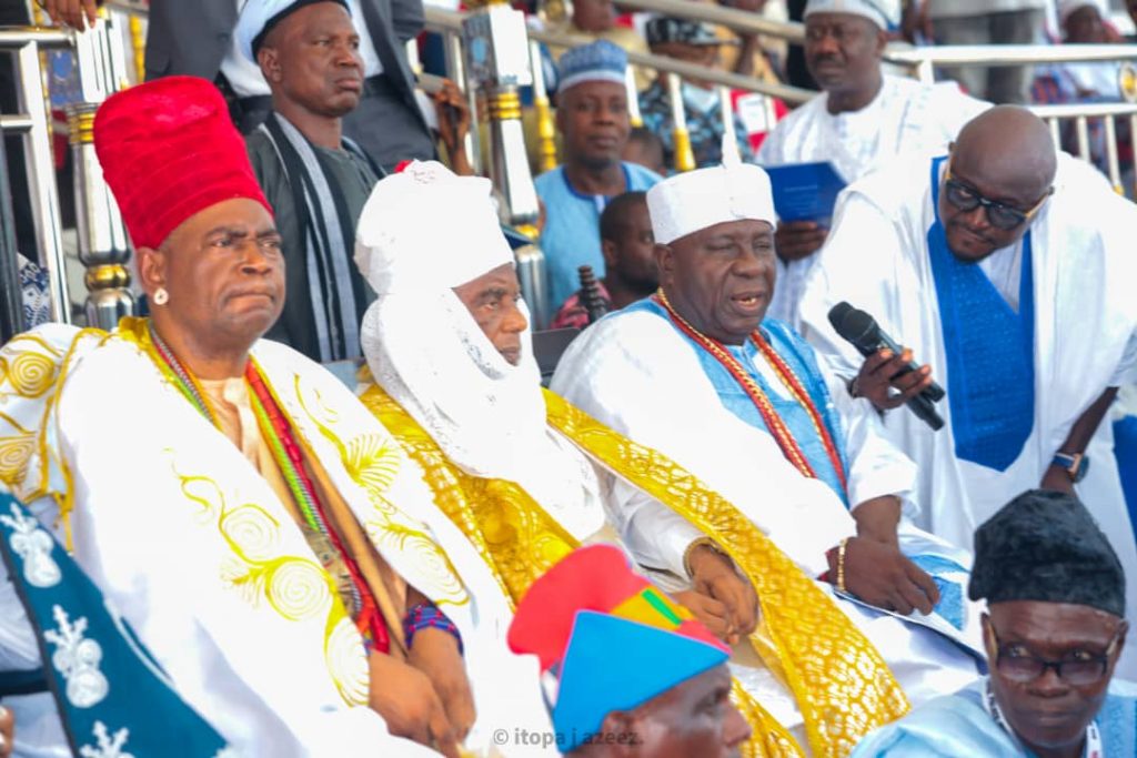 GYB presented staffs of office to graded and upgraded traditional rulers